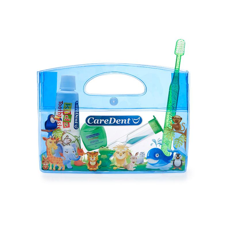 Oral Care Kids Kit Animal Pack Blue