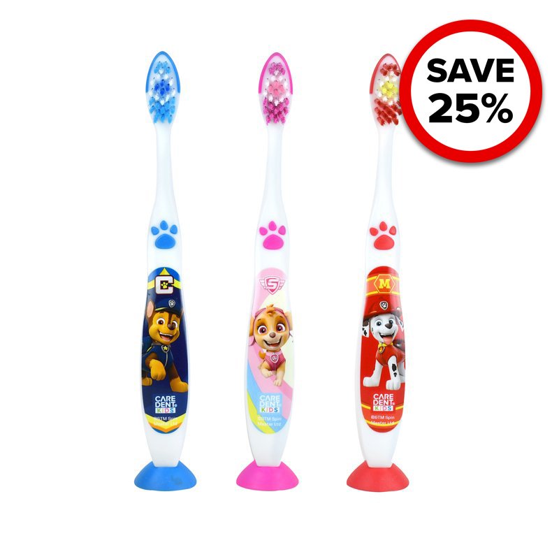 Paw Patrol Soft Kids Toothbrush With Suction Cup (6/Box)