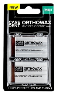 OrthoWax Orthodontic Wax Mint 2 pack - (6/Box)