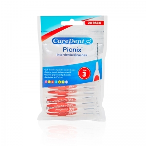 Picnix Interdental Brushes Red Size 3  - 20pcs